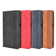 For Ulefone Power Armor 14 / 14 Pro Magnetic Buckle Retro Texture Leather Phone Case(Red)