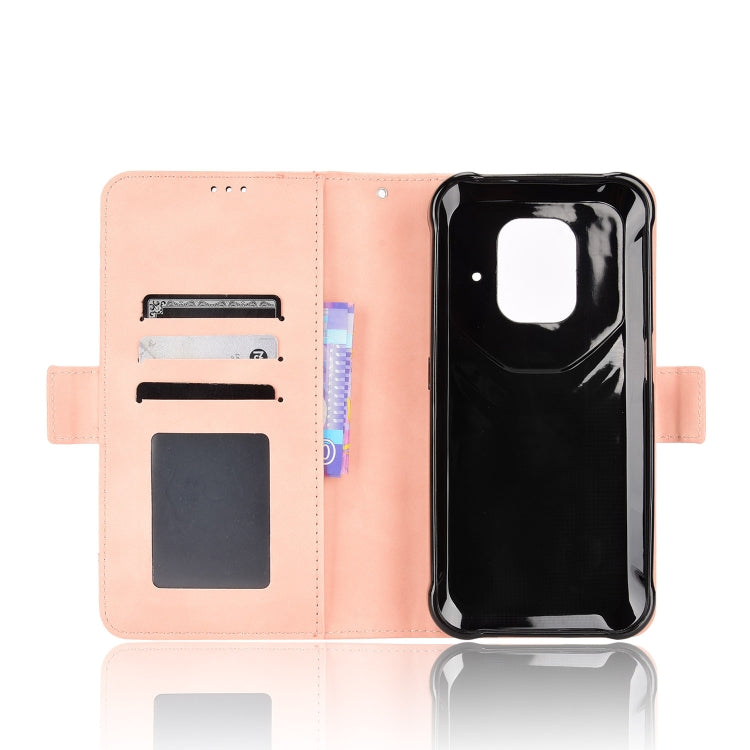 For Ulefone Power Armor 14 / 14 Pro Skin Feel Calf Texture Card Slots Leather Phone Case(Pink)