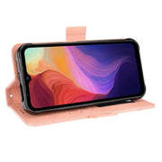 For Ulefone Power Armor 14 / 14 Pro Skin Feel Calf Texture Card Slots Leather Phone Case(Pink)