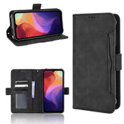 For Ulefone Power Armor 14 / 14 Pro Skin Feel Calf Texture Card Slots Leather Phone Case(Black)