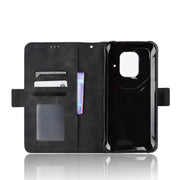 For Ulefone Power Armor 14 / 14 Pro Skin Feel Calf Texture Card Slots Leather Phone Case(Black)