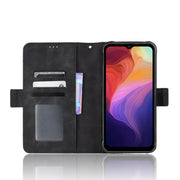 For Ulefone Power Armor 14 / 14 Pro Skin Feel Calf Texture Card Slots Leather Phone Case(Black)