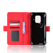 For Ulefone Power Armor 14 / 14 Pro Skin Feel Calf Texture Card Slots Leather Phone Case(Red)