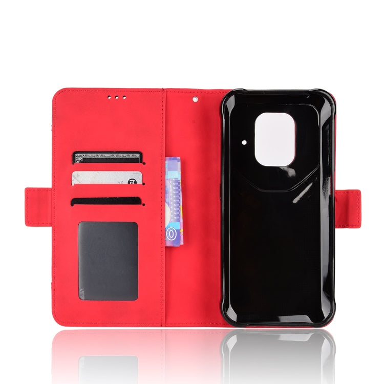 For Ulefone Power Armor 14 / 14 Pro Skin Feel Calf Texture Card Slots Leather Phone Case(Red)