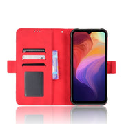 For Ulefone Power Armor 14 / 14 Pro Skin Feel Calf Texture Card Slots Leather Phone Case(Red)