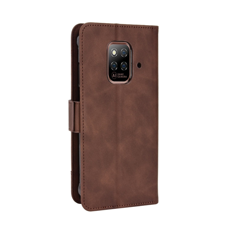 For Ulefone Power Armor 14 / 14 Pro Skin Feel Calf Texture Card Slots Leather Phone Case(Brown)
