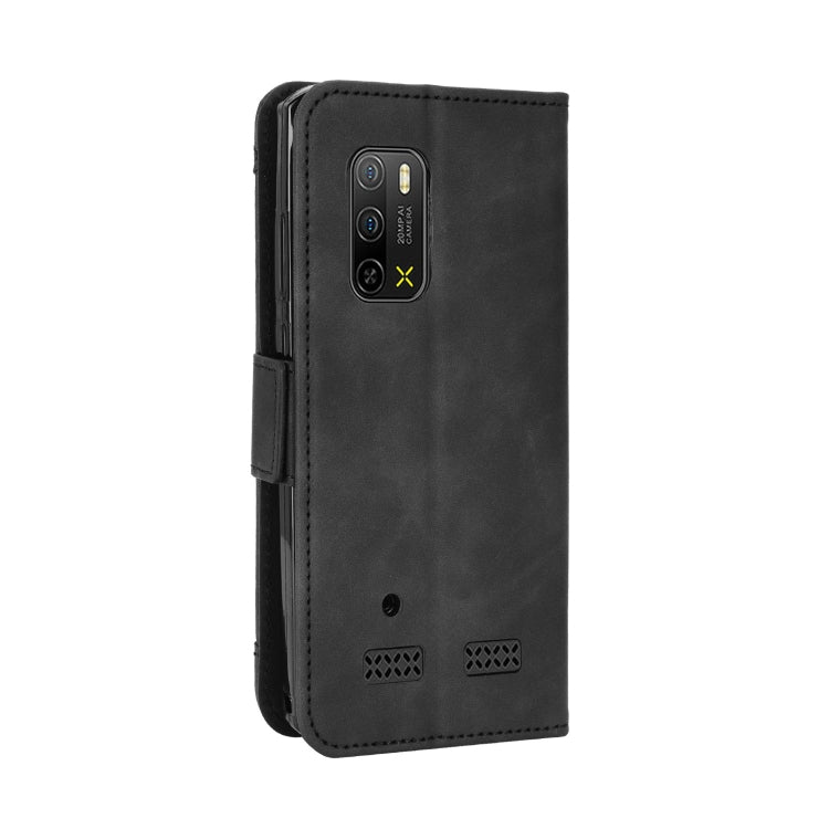 For Ulefone Armor X10 / X10 Pro Skin Feel Calf Texture Card Slots Leather Phone Case(Black)