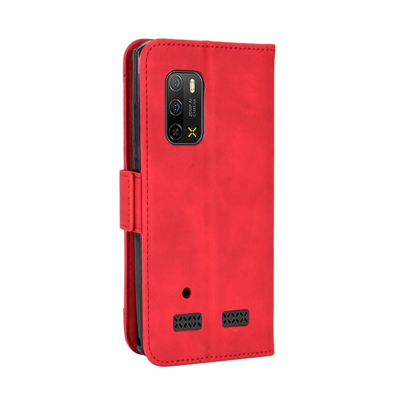 For Ulefone Armor X10 / X10 Pro Skin Feel Calf Texture Card Slots Leather Phone Case(Red)
