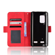 For Ulefone Armor X10 / X10 Pro Skin Feel Calf Texture Card Slots Leather Phone Case(Red)