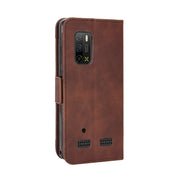 For Ulefone Armor X10 / X10 Pro Skin Feel Calf Texture Card Slots Leather Phone Case(Brown)