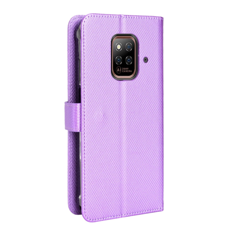 For Ulefone Power Armor 14 / 14 Pro Diamond Texture Leather Phone Case(Purple)