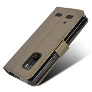 For Ulefone Armor X10 / X10 Pro Diamond Texture Leather Phone Case(Brown)