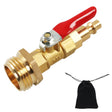A6861 RV Male 1/4 Drain Fitting Adapter with Storage Bag - Tank Covers by PMC TechLife | Online Shopping South Africa | PMC TechLife | Buy Now Pay Later Mobicred