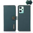 For OnePlus Nord CE 2 Lite 5G KHAZNEH Custer Genuine Leather RFID Phone Case(Green) - OnePlus Cases by PMC TechLife | Online Shopping South Africa | PMC TechLife | Buy Now Pay Later Mobicred