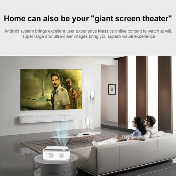 E460 1280x720P 120ANSI LCD LED Smart Projector, Basic Version, Plug Type:US Plug
