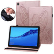 For Huawei MediaPad M5 Lite 10.1 Big Butterfly Embossed Leather Tablet Case(Rose Gold) - free shipping - PMC TechLife - Order now!