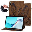 For Huawei MatePad 11 2021 Big Butterfly Embossed Leather Tablet Case(Brown) - Huawei by PMC TechLife | Online Shopping South Africa | PMC TechLife | Buy Now Pay Later Mobicred