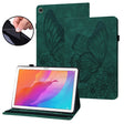 For Huawei MatePad T 10s Big Butterfly Embossed Leather Tablet Case(Green) - Huawei by PMC TechLife | Online Shopping South Africa | PMC TechLife | Buy Now Pay Later Mobicred