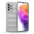 For Samsung Galaxy A73 Magic Shield TPU + Flannel Phone Case(Grey) - Galaxy Phone Cases by PMC TechLife | Online Shopping South Africa | PMC TechLife | Buy Now Pay Later Mobicred