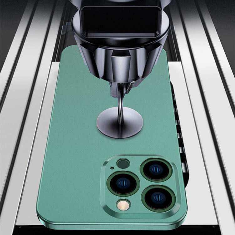 For iPhone 13 Pro Max Electroplating Frosted Frameless Phone Case (Black)