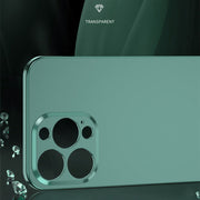 For iPhone 11 Pro Max Electroplating Frosted Frameless Phone Case (Blue)