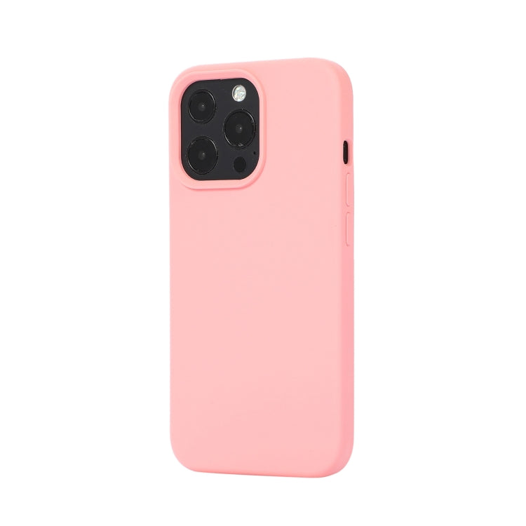 For iPhone 14 Pro Max Liquid Silicone Phone Case (White)