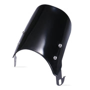 XRL-456120 Motorcycle 5-7 inch Headlight Retro Windshield(Black)