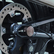 HP-A006 Motorcycle Modified Rear Axle Nut Covers Caps for Harley Sportster S(Red)
