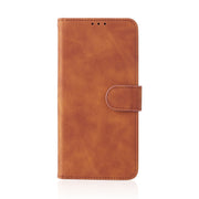 For Blackview A50 Skin Feel Magnetic Flip Leather Phone Case(Brown)