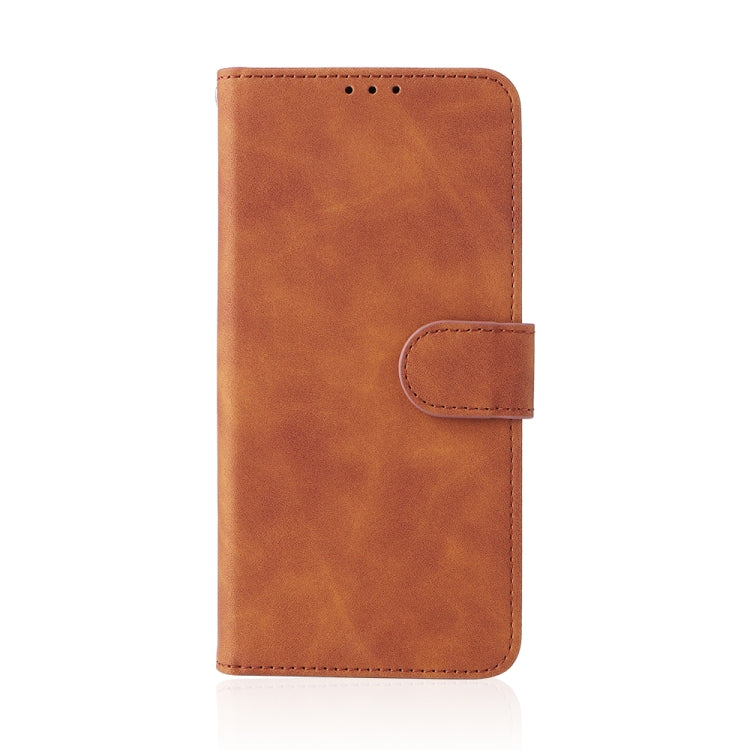 For Blackview A50 Skin Feel Magnetic Flip Leather Phone Case(Brown)