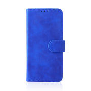 For Blackview A50 Skin Feel Magnetic Flip Leather Phone Case(Blue)