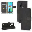 For Blackview A50 Skin Feel Magnetic Flip Leather Phone Case(Black) - More Brand by PMC TechLife | Online Shopping South Africa | PMC TechLife | Buy Now Pay Later Mobicred