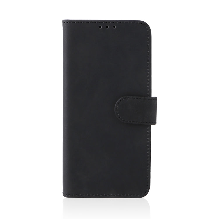 For Blackview A50 Skin Feel Magnetic Flip Leather Phone Case(Black)