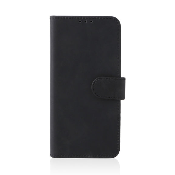 For Blackview A50 Skin Feel Magnetic Flip Leather Phone Case(Black)