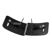 HP-DF018 Motorcycle Aluminum Alloy Front Windshield for Honda CB650R(Black)