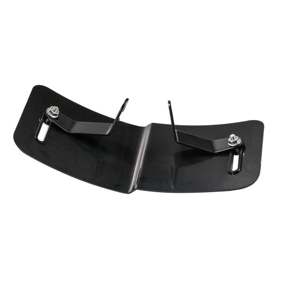 HP-DF018 Motorcycle Aluminum Alloy Front Windshield for Honda CB650R(Black)
