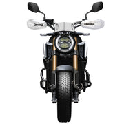 HP-DF018 Motorcycle Aluminum Alloy Front Windshield for Honda CB650R(Black + White)