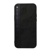 For Huawei Mate Xs 2 Two-color Litchi Texture PU Phone Case(Black)