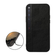 For Huawei Mate Xs 2 Two-color Litchi Texture PU Phone Case(Black)
