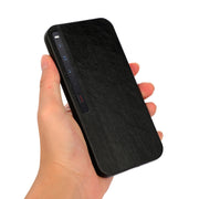 For Huawei Mate Xs 2 Two-color Litchi Texture PU Phone Case(Black)
