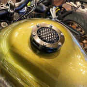 HP-Q088 Retro Motorcycle Modified Fuel Tank Cap for Harley XL883 / X48(Red Bronze)