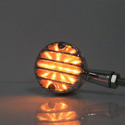 HP-Z056 1 Pair Retro Motorcycle Modified LED Turn Signal for Harley(Black)