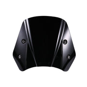 HP-DF016-B Motorcycle Front Windshield for Benelli Leoncino Trail 250(Black)