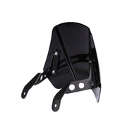 HP-DF016-B Motorcycle Front Windshield for Benelli Leoncino Trail 250(Black)