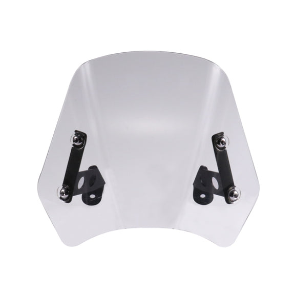 HP-DF016-B Motorcycle Front Windshield for Benelli Leoncino Trail 250(Transparent)