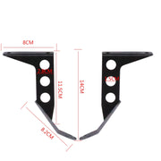 HP-DF016-B Motorcycle Front Windshield for Benelli Leoncino Trail 250(Black)
