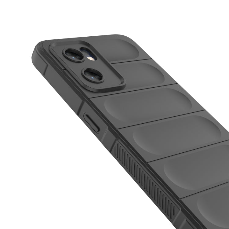 For OPPO Reno7 5G Global / Find X5 Lite Magic Shield TPU + Flannel Phone Case(Dark Blue)