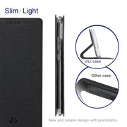 For Sharp Aquos R7 ViLi DMX Series Shockproof TPU + PU Leather Magnetic Attraction Horizontal Flip Case(Black)