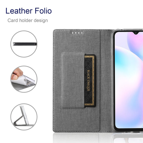 For Sharp Aquos R7 ViLi DMX Series Shockproof TPU + PU Leather Magnetic Attraction Horizontal Flip Case(Grey)