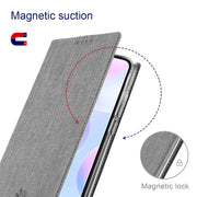 For Sharp Aquos R7 ViLi DMX Series Shockproof TPU + PU Leather Magnetic Attraction Horizontal Flip Case(Grey)